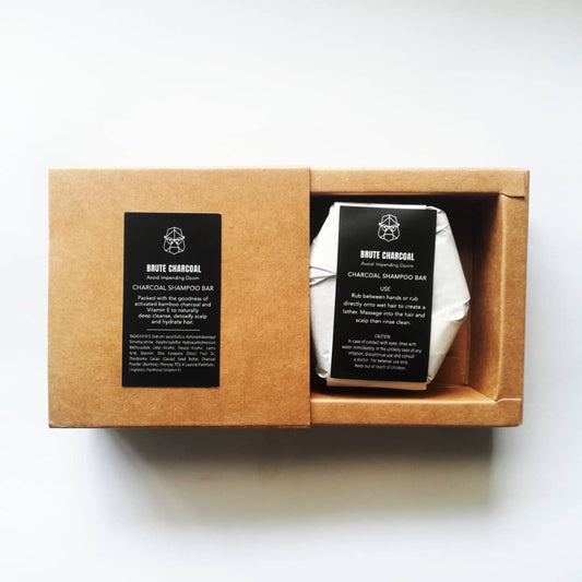 Brute Charcoal - Activated Charcoal Shampoo + Conditioner Bar